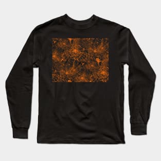 Spiders - Orange Long Sleeve T-Shirt